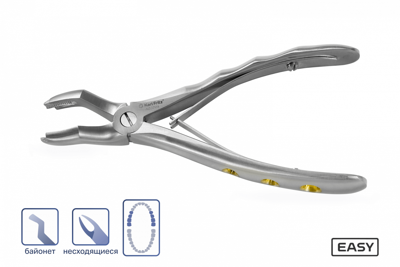 3255S Щипцы детские EASY для удаления верхних моляров