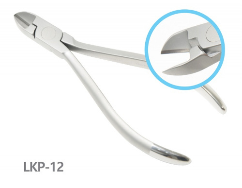Картинка LKP-12 Кусачки для лигатур и жестких дуг, 15° для анонса