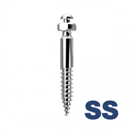 Картинка SSA2014I Минивинт подскуловой IZC и ретромолярный BS Smart Anchor стальной, серия SSA-I, Ø2.0 мм, длина 14 мм для анонса