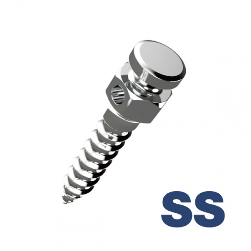 Картинка SSA2010 Минивинт межкорневой Smart Anchor стальной, серия SSA, с отверстием, Ø2.0 мм, длина 10 мм для анонса