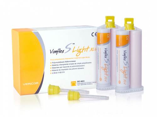 Картинка Материал стоматологический слепочный силиконовый Vonflex S Light XLV Normal для анонса