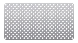 Картинка Титановая сетка (мембрана) 60x30x0.1мм, диаметр круглой ячейки 1,3 мм для анонса