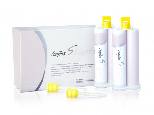 Картинка Материал стоматологический слепочный силиконовый Vonflex S Light Normal для анонса