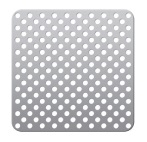 Картинка Титановая сетка (мембрана) 30x30x0.1мм, диаметр круглой ячейки 1,3 мм для анонса