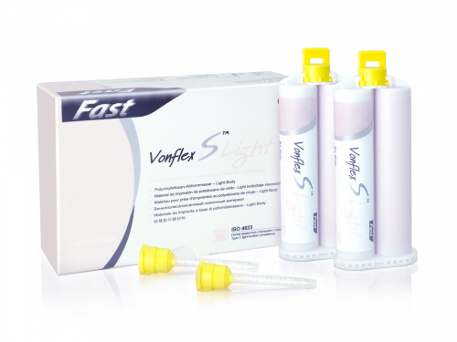 Картинка Материал стоматологический слепочный силиконовый Vonflex S Light Fast для анонса