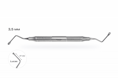 Картинка Кюретажная ложка Lucas 86 3.5/3.5 мм для анонса
