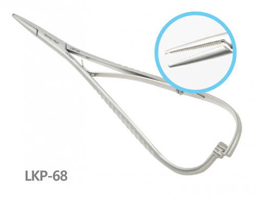 Картинка LKP-68 Зажим Смаха прямой, с отверстием для анонса